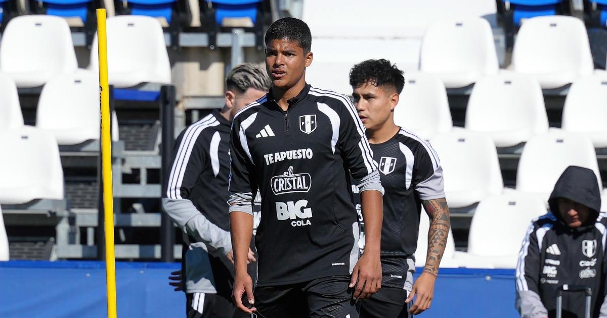 Zegarra: "Sería bonito tener minutos con la Selección"