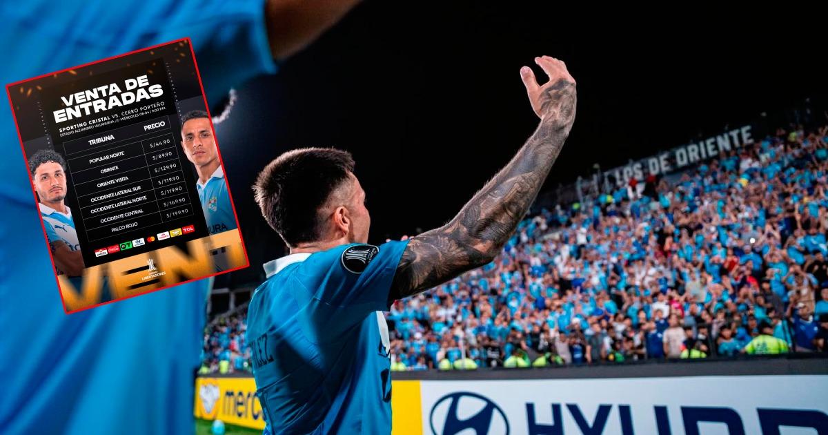Cristal puso a la venta entradas para duelo ante Cerro Porteño
