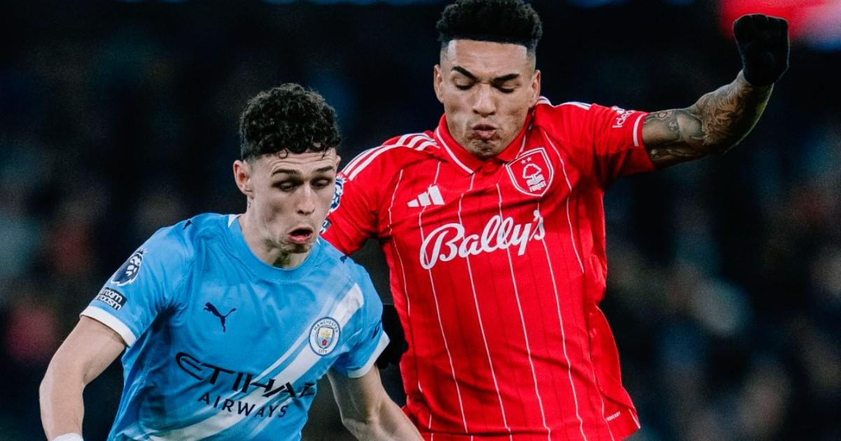 ¡Partidazo! Manchester City igualó 2-2 ant Nottingham Forest