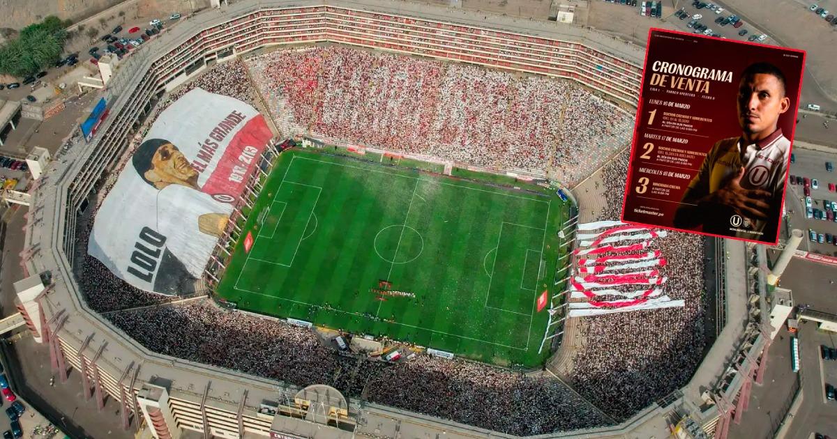 Universitario dio a conocer cronograma de venta de entradas para el clásico 