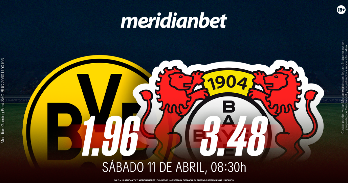 Dortmund vs Leverkusen: ¡Juega en Bundesliga y viaja a la final de la Champions gracias a Meridianbet y Kashio!