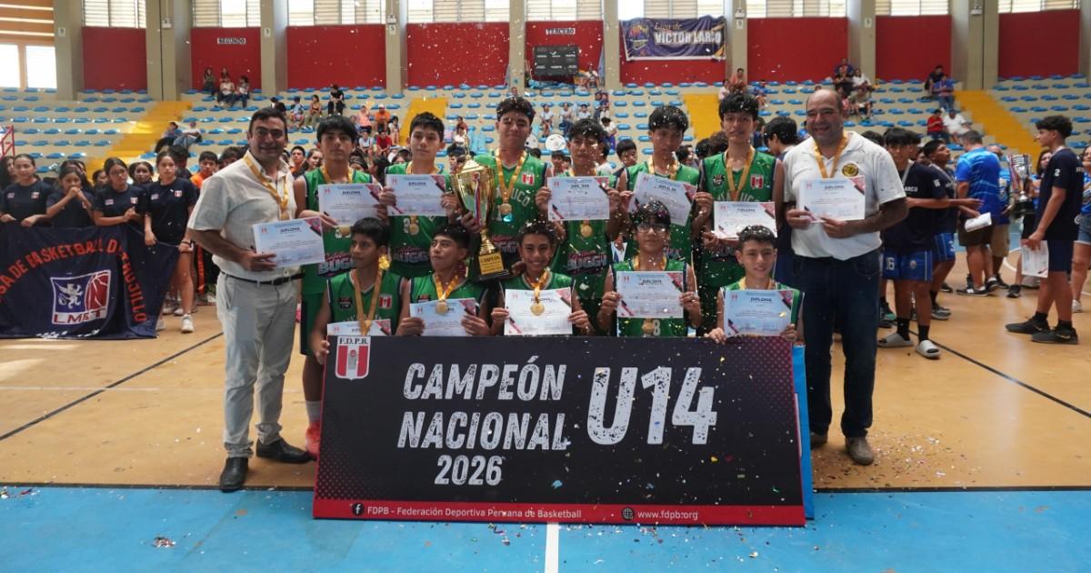 Huánuco y Víctor Larco se consagraron campeones del U14