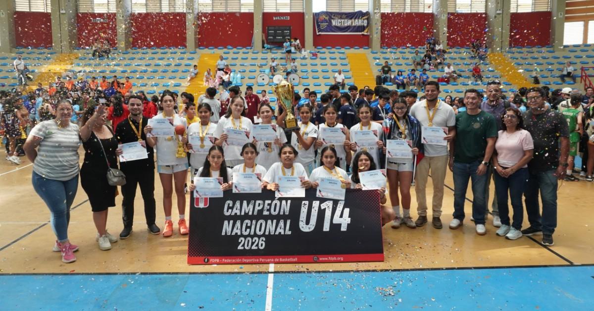 Huánuco y Víctor Larco se consagraron campeones del U14