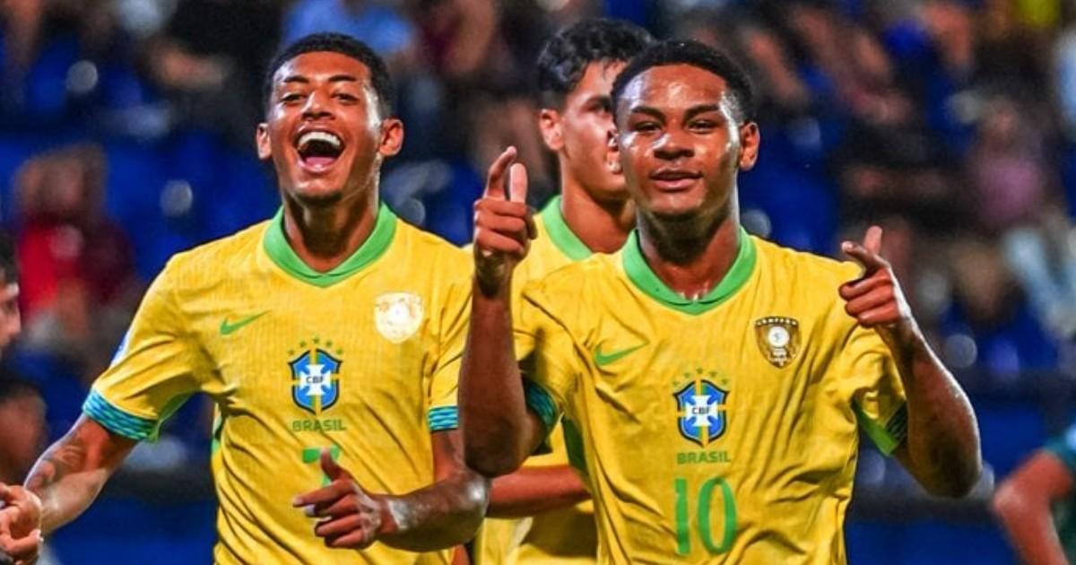 (VIDEO) Perú cayó ante Brasil y sufrió nueva goleada en el Sudamericano sub 17