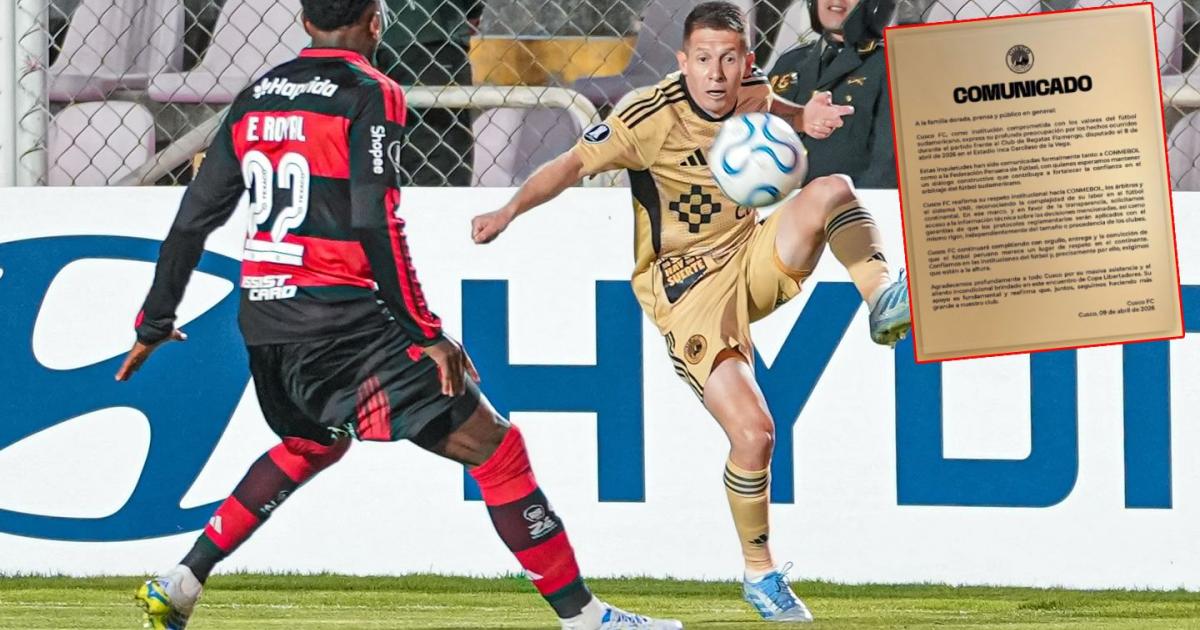 Conoce la solicitud que hizo Cusco FC tras las polémicas en la derrota ante Flamengo