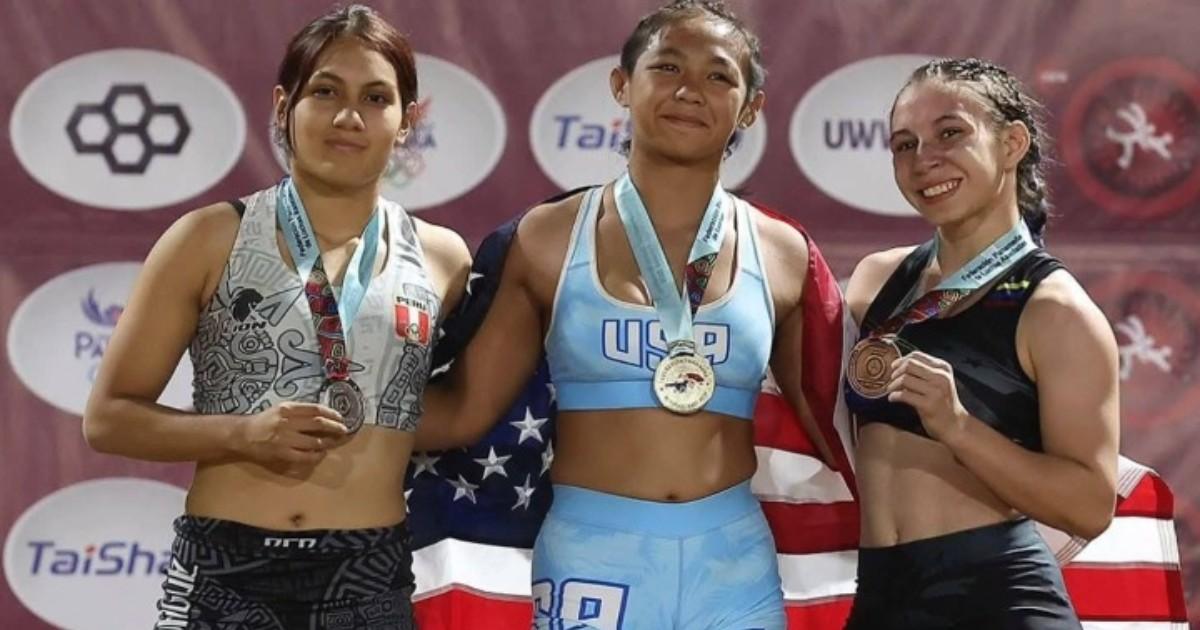 Perú logró siete medallas en lucha en el Panamericano U17 de Panamá