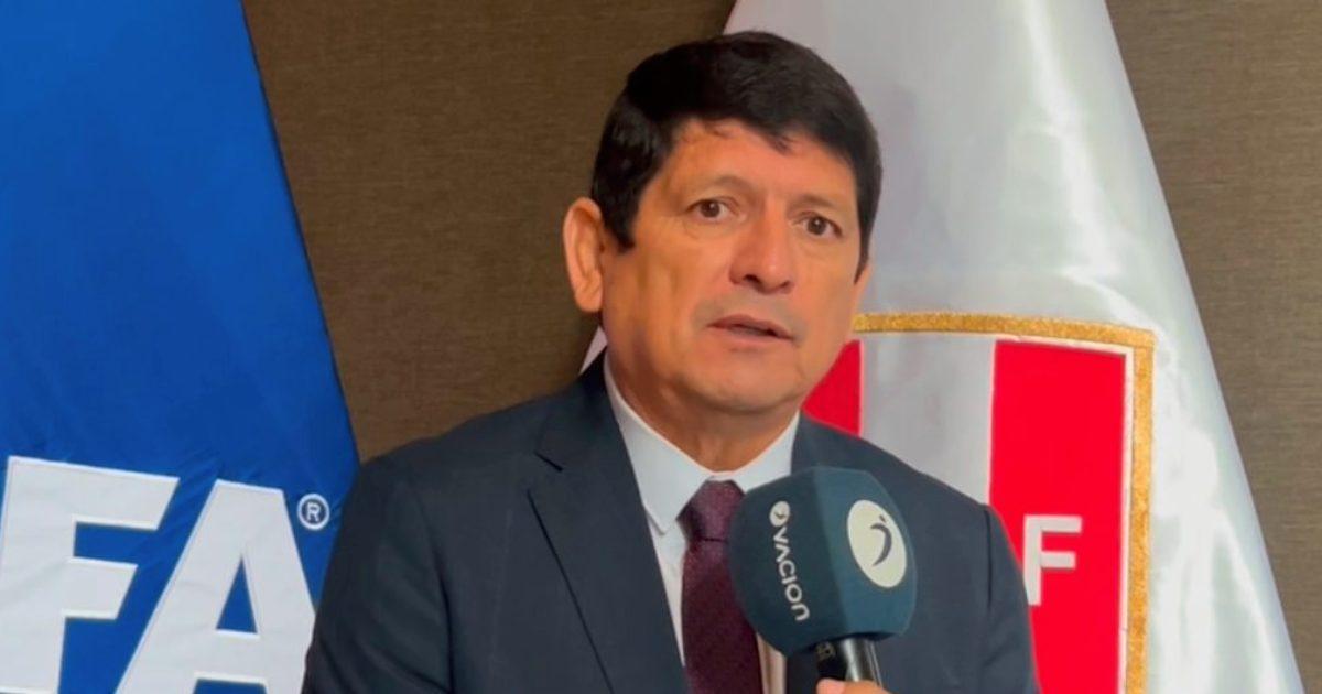 Lozano: "Si el comando técnico decide jugar en altura, como FPF apoyaremos al 100%"
