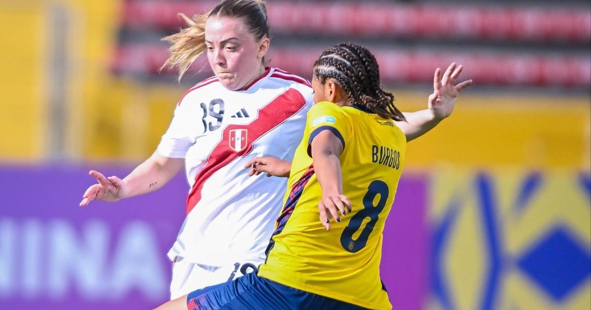 (VIDEO) Perú cayó ante Ecuador por la Liga de Naciones Femenina