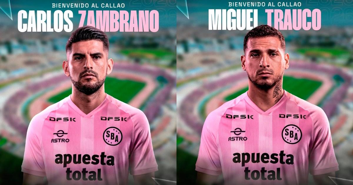 ¡Es oficial! Zambrano y Trauco son nuevos jugadores de Sport Boys