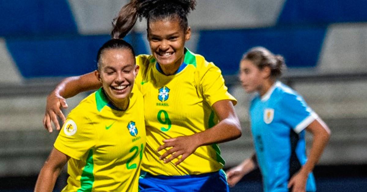 ¡LLuvia de goles! Brasil venció 5-3 a Uruguay en Sudamericano Femenino Sub-17