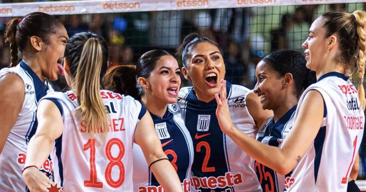 Habrá tercer juego: Alianza Lima venció a San Martín por la Liga Peruana de Vóley