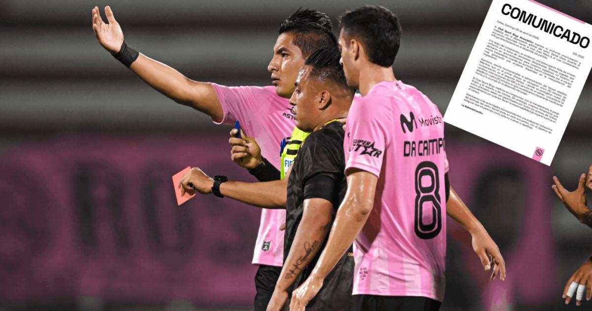 Sport Boys expresa su malestar por el arbitraje de Daniel Ureta ante Juan Pablo II