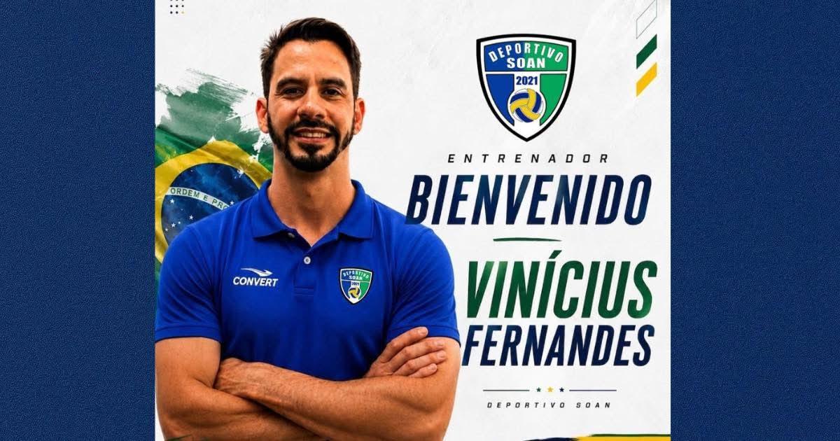Soan oficializó a brasileño Vinícius Fernandes como DT para la temporada 2026-27