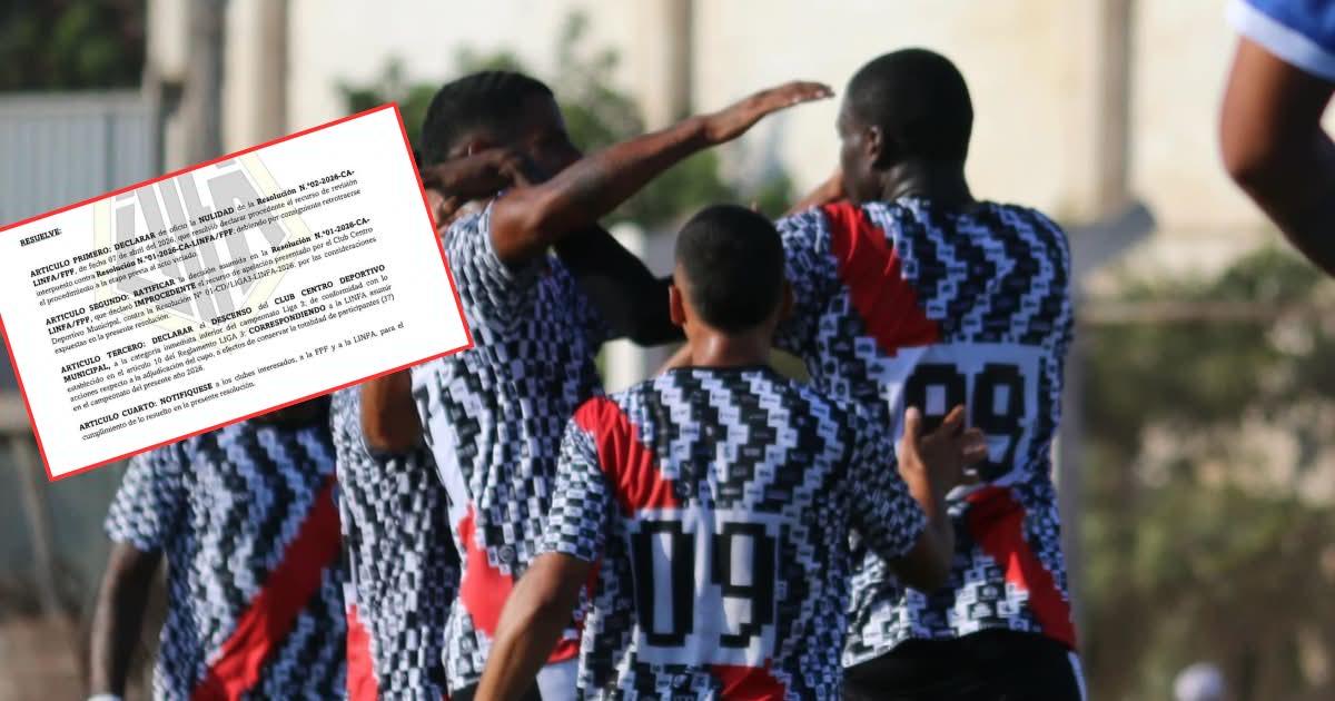 Declararon improcedente apelación de Municipal y ediles jugarán la Copa Perú