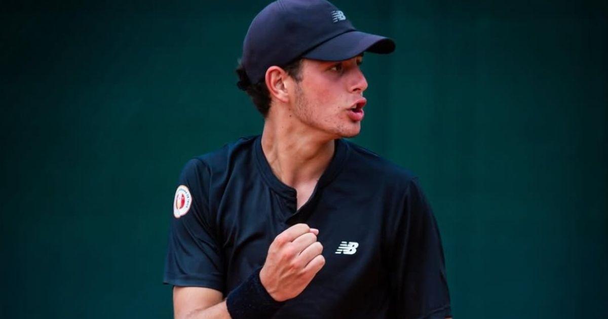 Nicolás Baena debutó con triunfo en el cuadro junior de Roland Garros