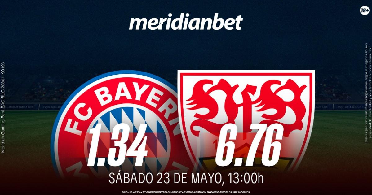 Bayern vs Stuttgart: ¡Juega en la final de la DFB Pokal y llega a La Cima del Fútbol con Meridianbet y Kashio!