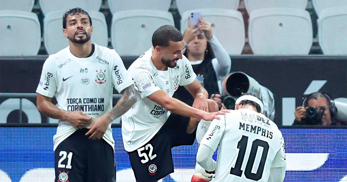 Carrillo ingresó en el triunfo de Corinthians ante Atlético Mineiro