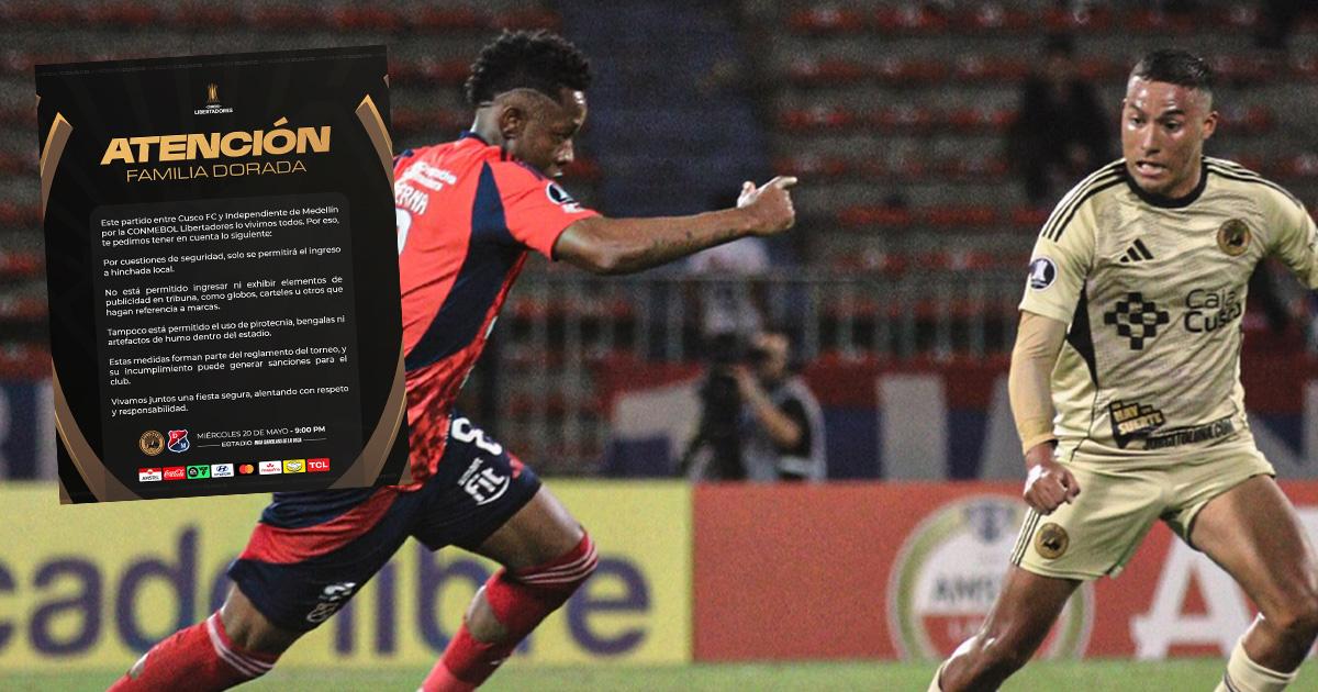 Partido entre Cusco FC y DIM se jugará solo con hinchada local