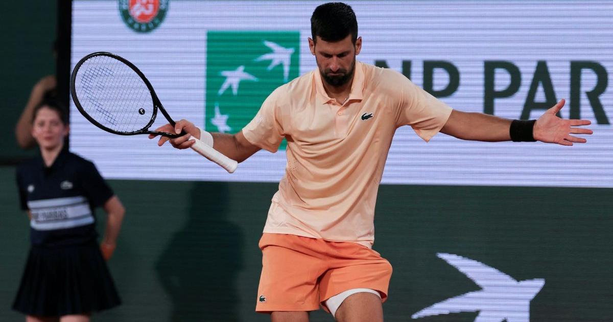 Djokovic volvió a ganar 3-1 y avanzó en el Roland Garros