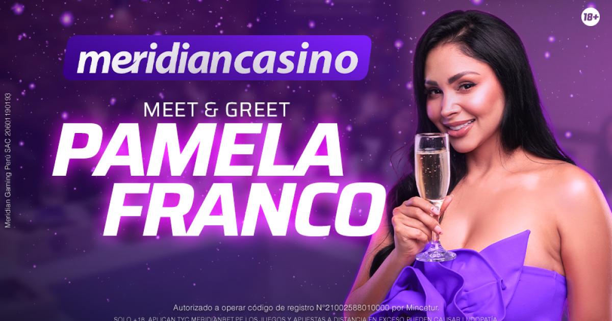 Una noche especial con Pamela Franco se vivió por el Día de las Madres gracias a Meridian Casino