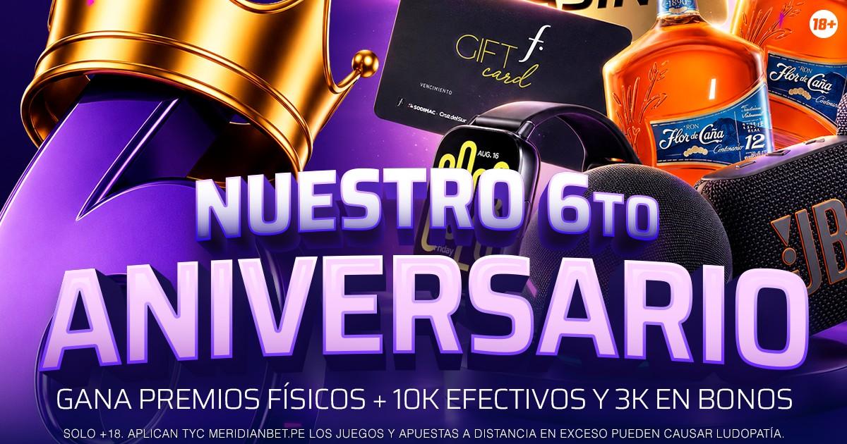 Meridian Casino cumple 6 años y lo celebra con sus jugadores durante todo mayo 