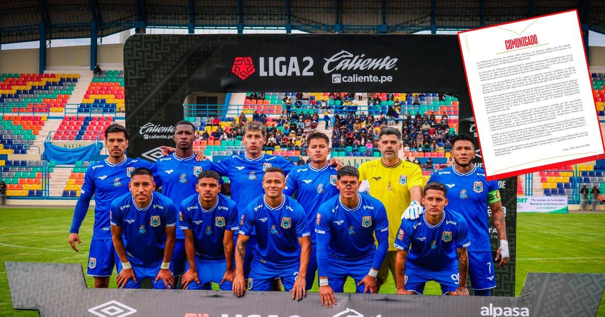 FPF: "No hay sustento jurídico ni mérito deportivo para participación de Binacional en campeonato 2027"