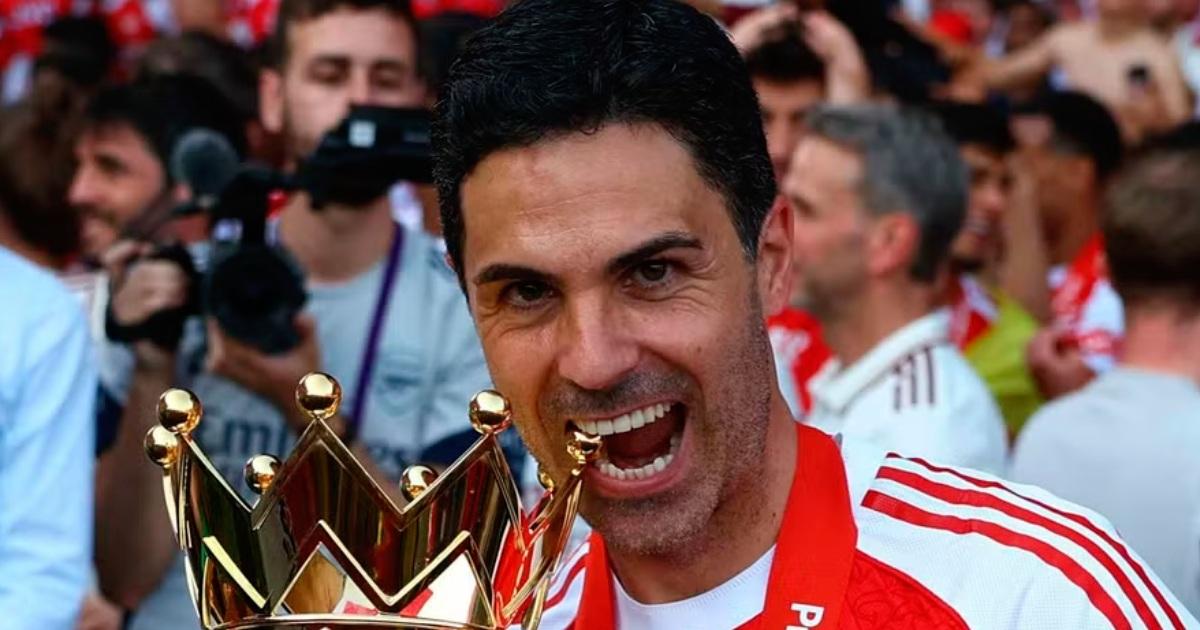 Mikel Arteta fue elegido el DT del año en la Premier League