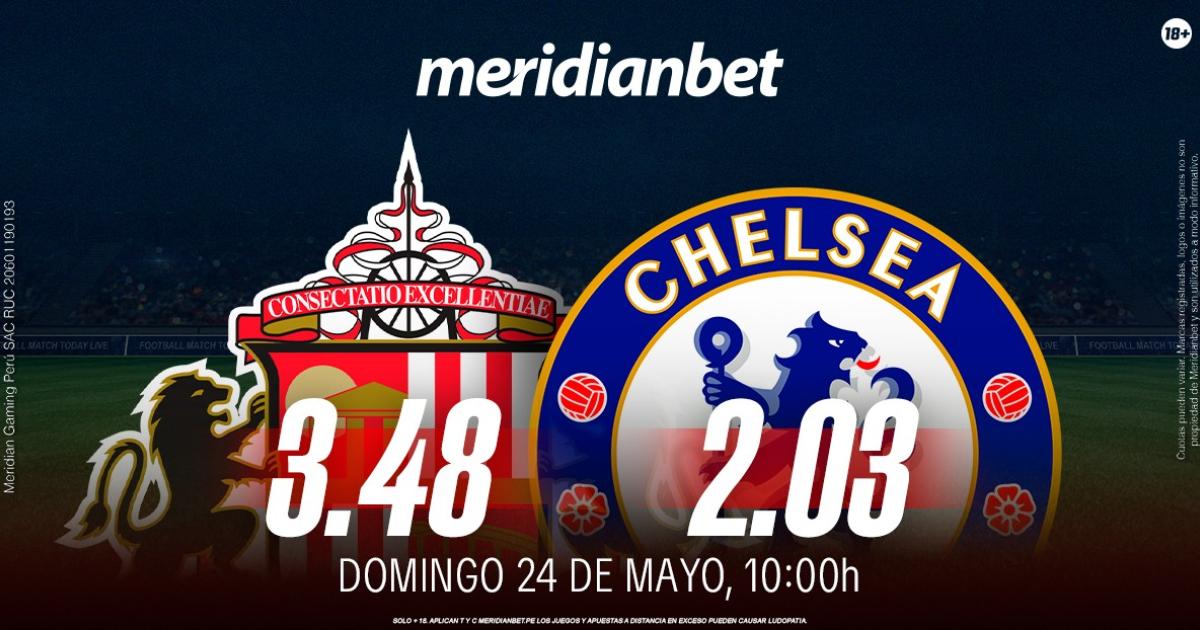 Sunderland AFC vs Chelsea: ¡Juega en la Premier League y llega a La Cima del Fútbol con Meridianbet y Kashio!