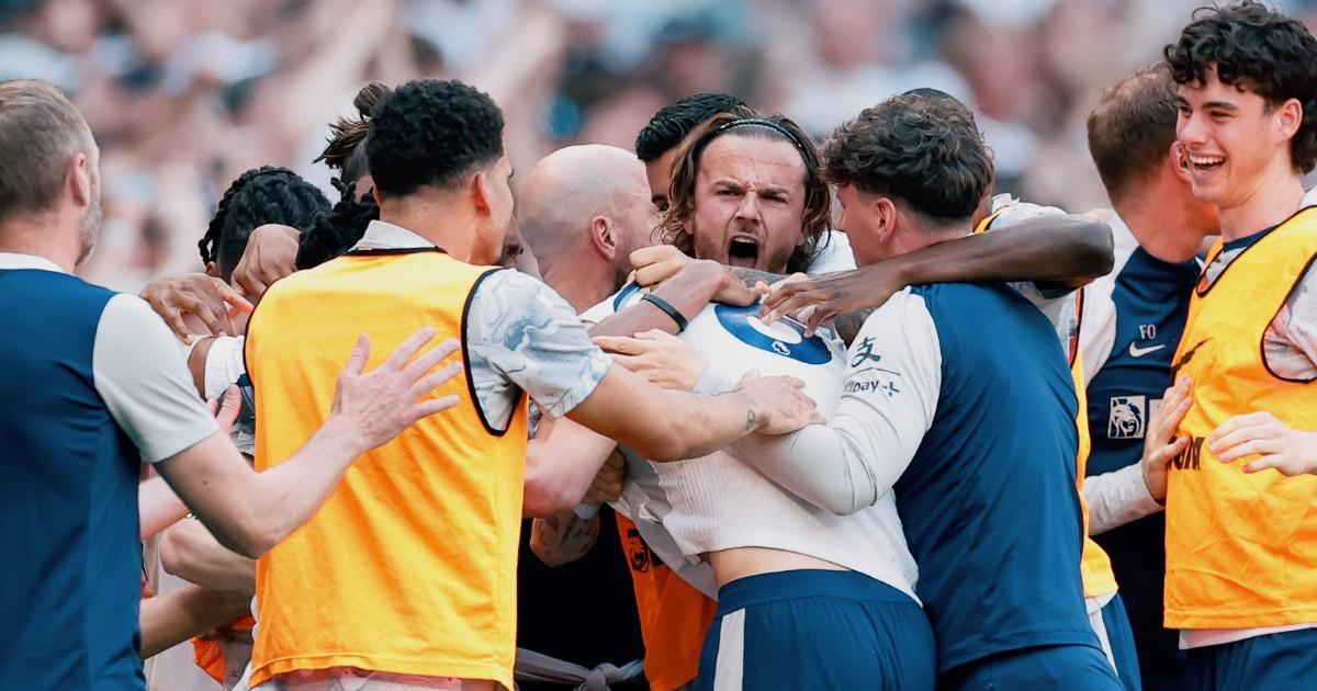 Tottenham ganó y se salvó del descenso