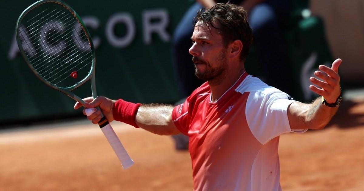 Entre lágrimas, Wawrinka se despidió de Roland Garros