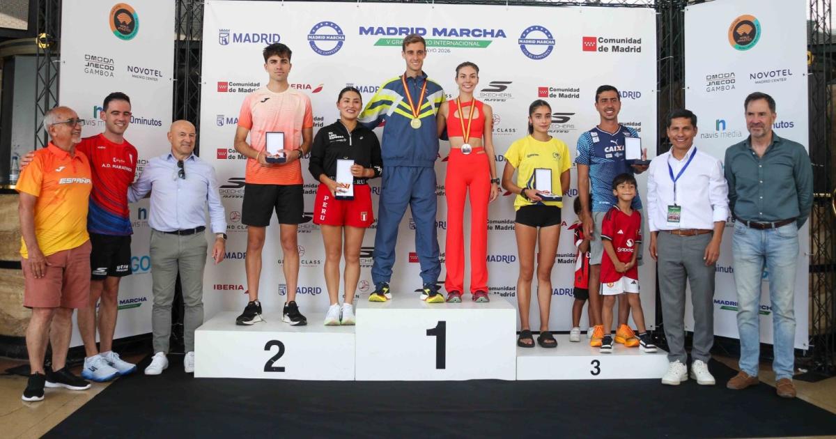 ¡Arriba Perú! Evelyn Inga obtuvo medalla de plata en el Gran Premio de Madrid