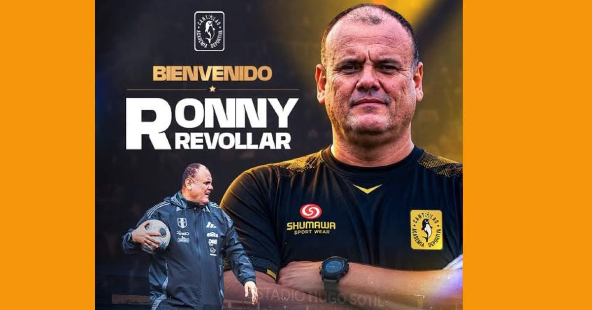 Se pone el buzo del 'Delfín': Rony Revollar es el nuevo DT de Cantolao en la Liga 2