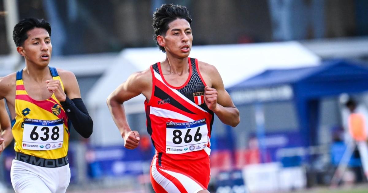 Oro con sello peruano: Edwar Márquez reina en los 3000 metros planos del Campeonato Iberoamericano