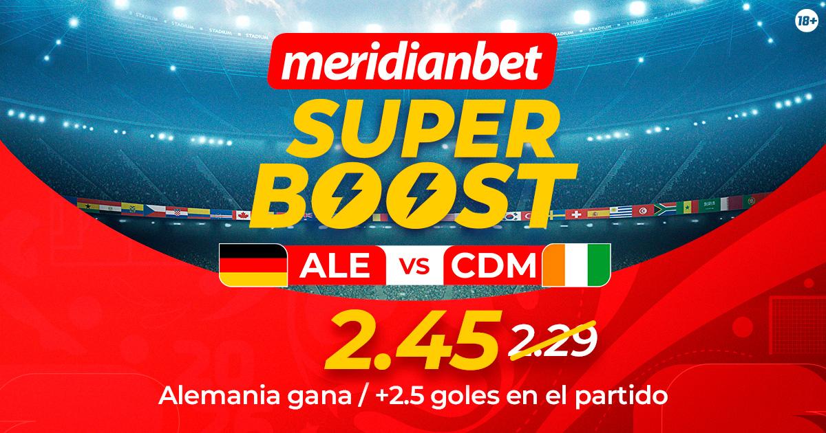 Alemania vs Costa de Marfil: ¡Juega en el Torneo mundial y gana con la Mundo Mania de Meridianbet!