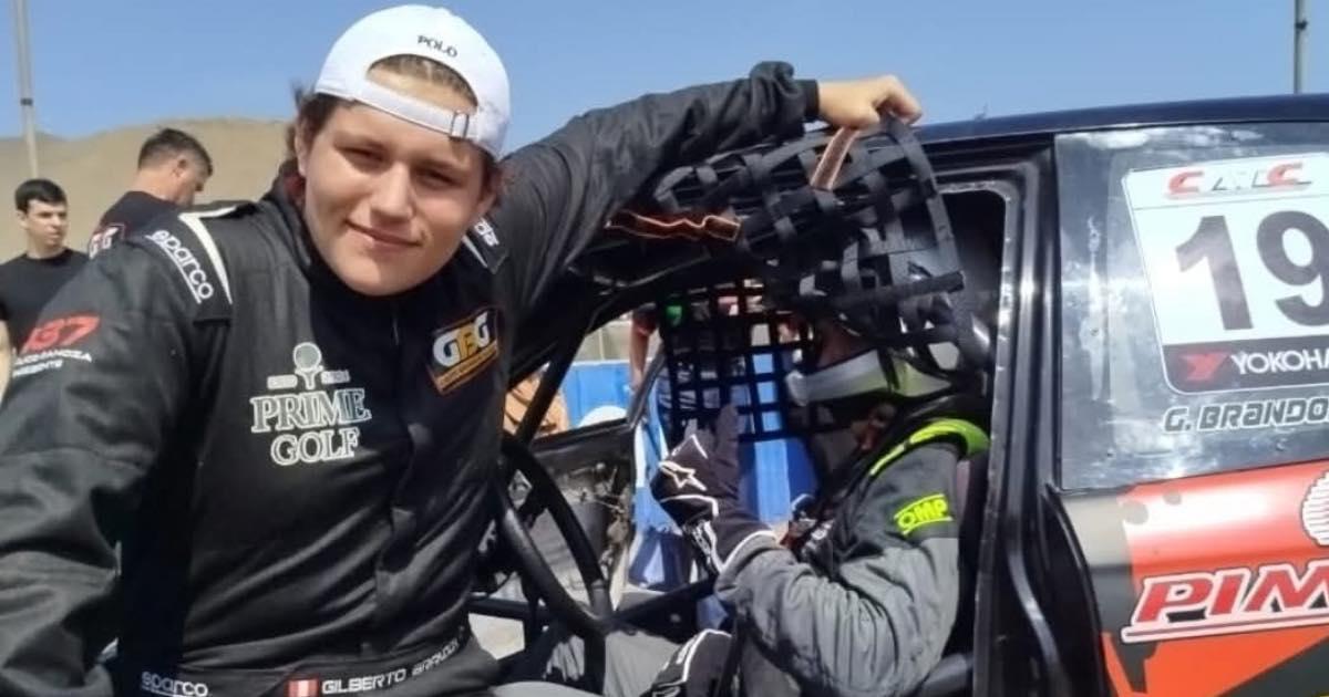 Joven piloto Gilberto Ganoza volvió a ganar en La Chutana