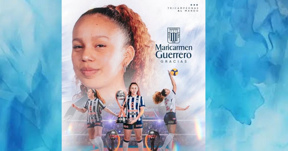 Alianza Lima oficializó la no continuidad de la voleibolista Maricarmen Guerrero