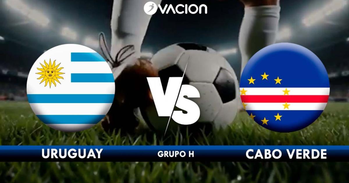 🔴#ENVIVO | Uruguay empata 1-1 ante Cabo Verde por el grupo H