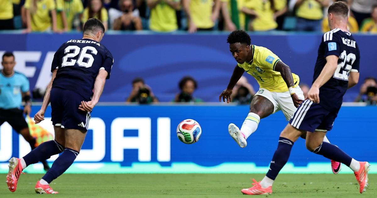 VIDEO | 🔴#ENVIVO Brasil vence por 3-0 a Escocia en Miami por el Grupo C