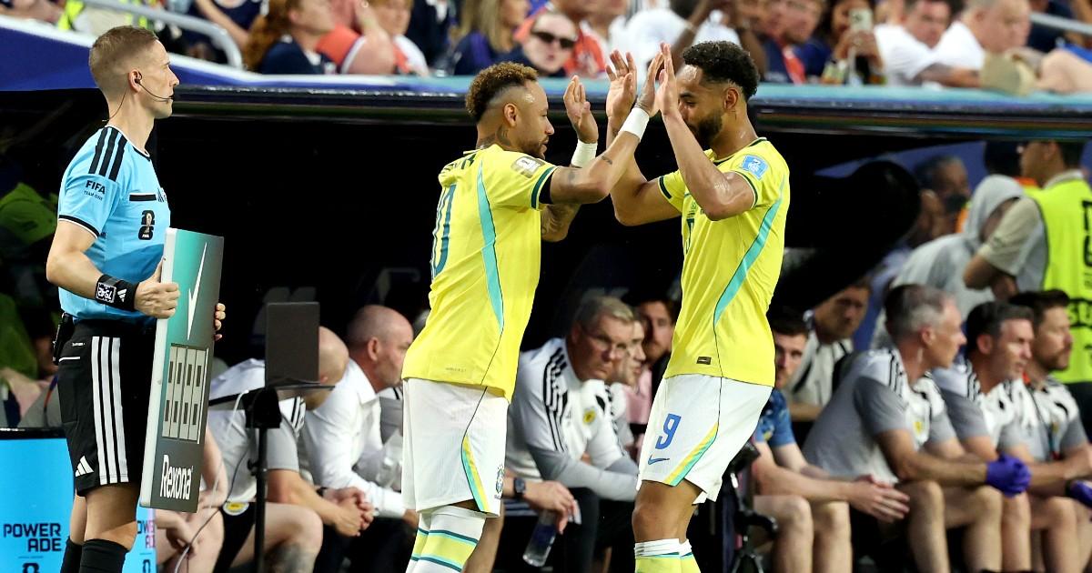 VIDEO | 🔴#ENVIVO Brasil vence por 3-0 a Escocia en Miami por el Grupo C