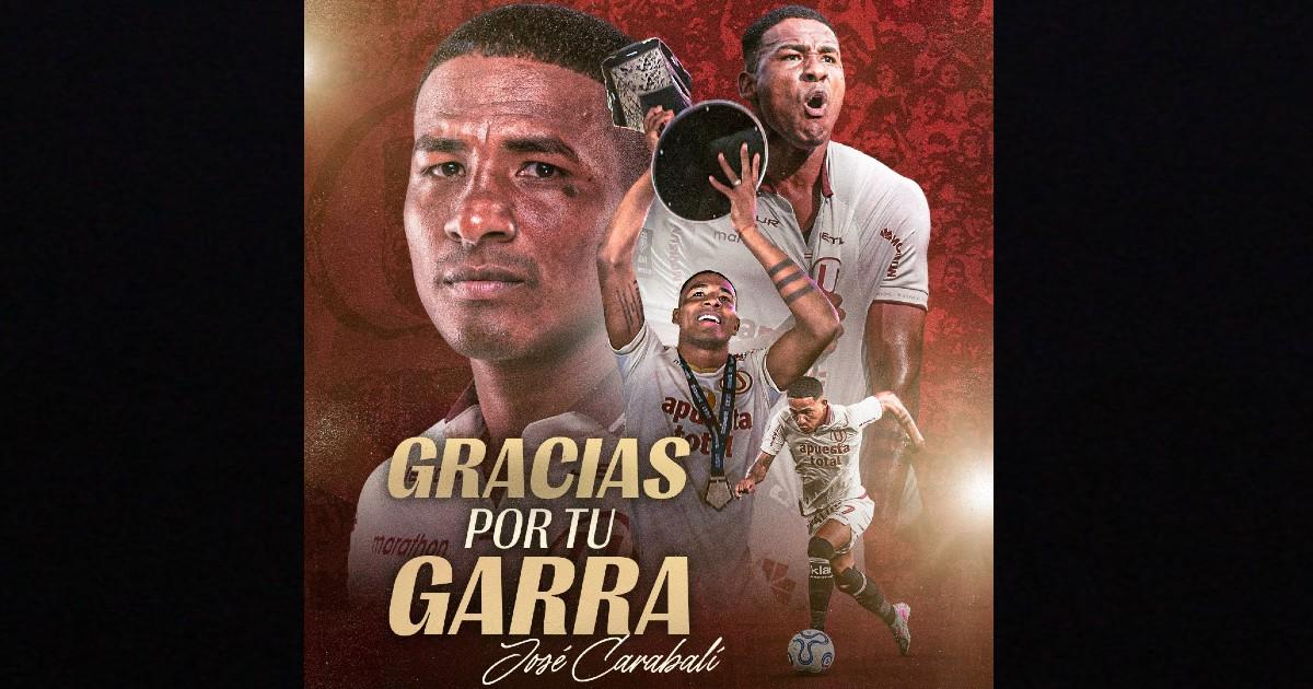 ES OFICIAL: Carabalí no continuará en Universitario