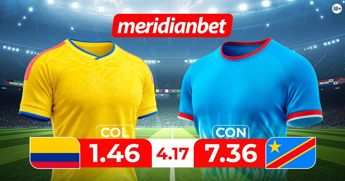 Colombia vs Congo: ¡Juega en el Torneo mundial y gana con la Mundo Mania de Meridianbet!