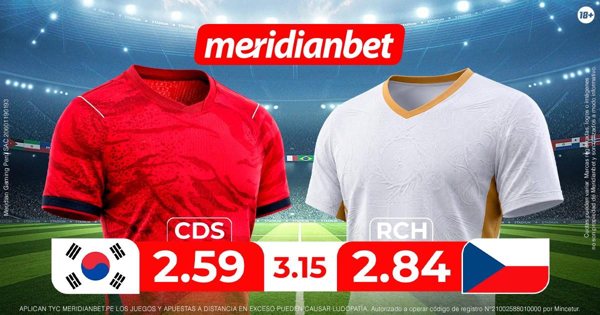 Corea del Sur vs República Checa: ¡Juega en la Copa Mundialista y llega a La Cima del Fútbol con Meridianbet y Kashio!