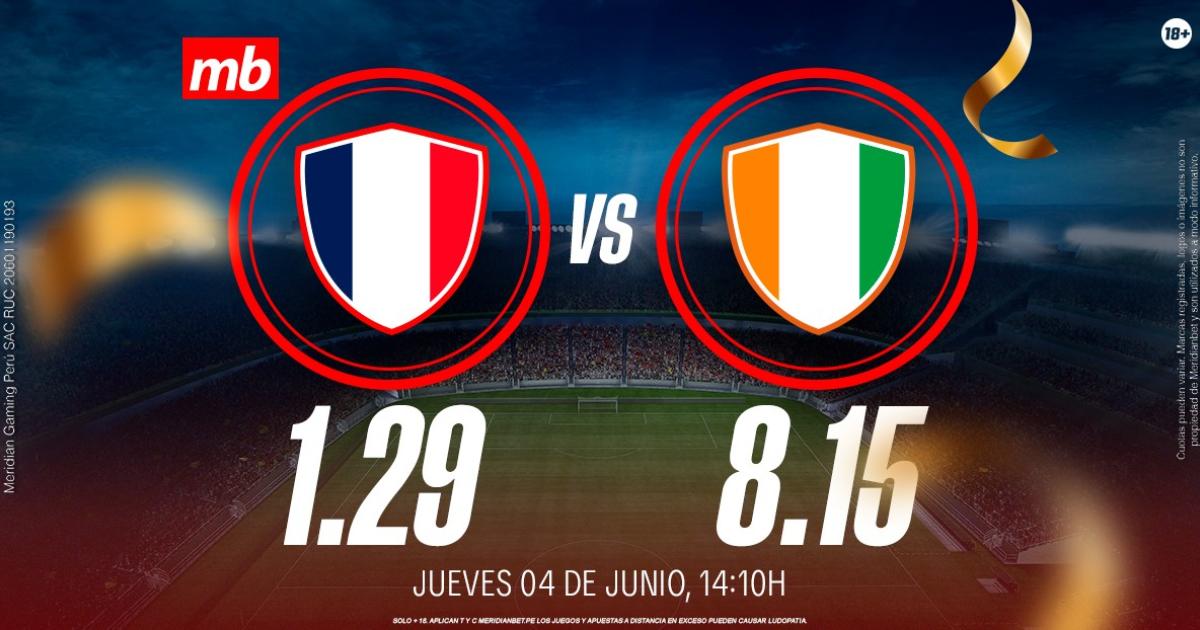 Francia vs Costa de Marfil: ¡Juega en los Amistosos Internacionales y llega a La Cima del Fútbol con Meridianbet y Kashio!