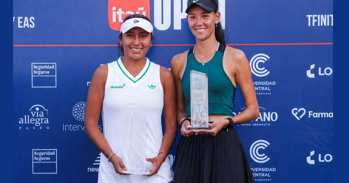 Ccuno cerró una destacada gira por Paraguay con el subcampeonato de dobles