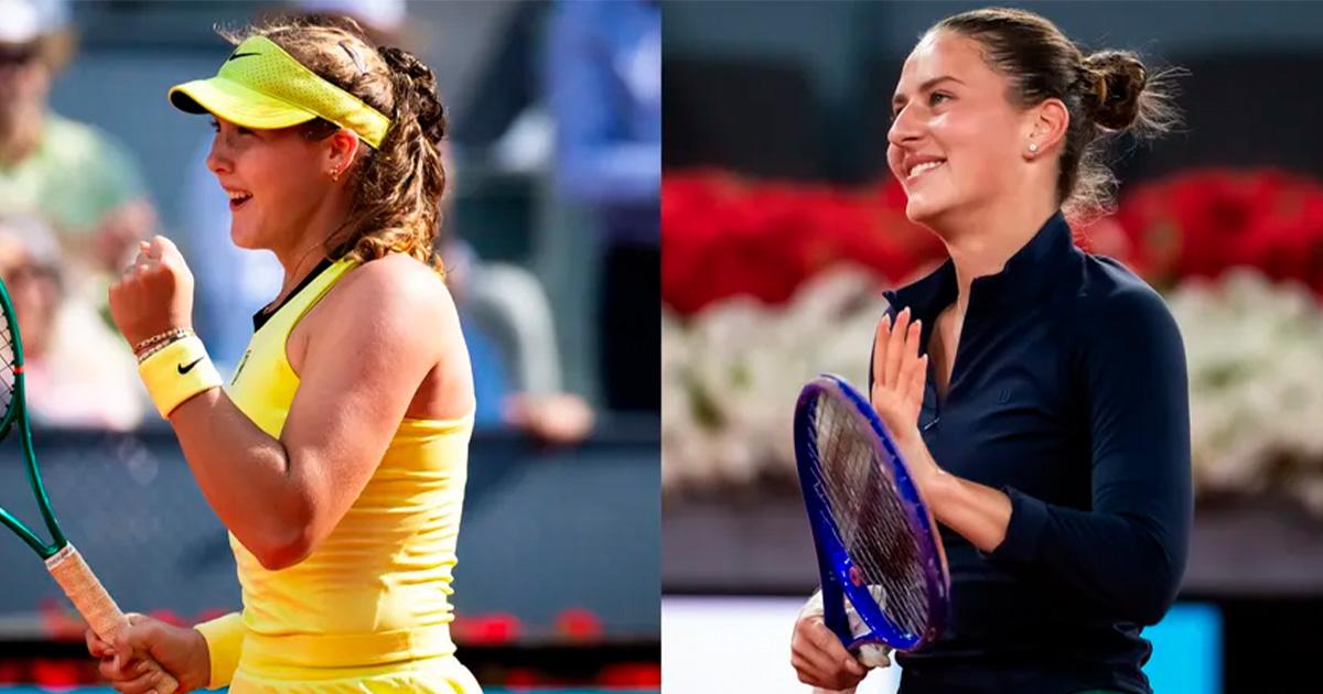 Kostyuk y Andreeva definirán a la primera finalista de Roland Garros