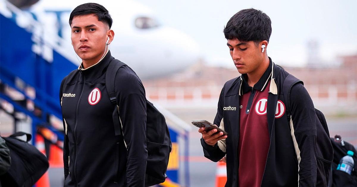 Con equipo alterno: Universitario llegó a Trujillo para enfrentar a Pirata FC