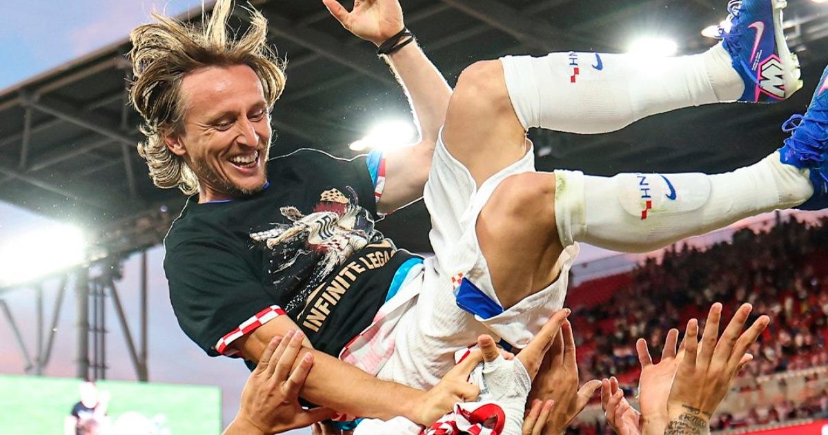 Luka Modric alcanzó los 200 partidos con Croacia y agrandó su leyenda
