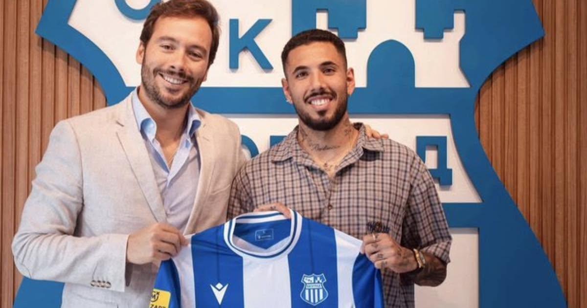 Sergio Peña fue oficializado en el OFK Beograd