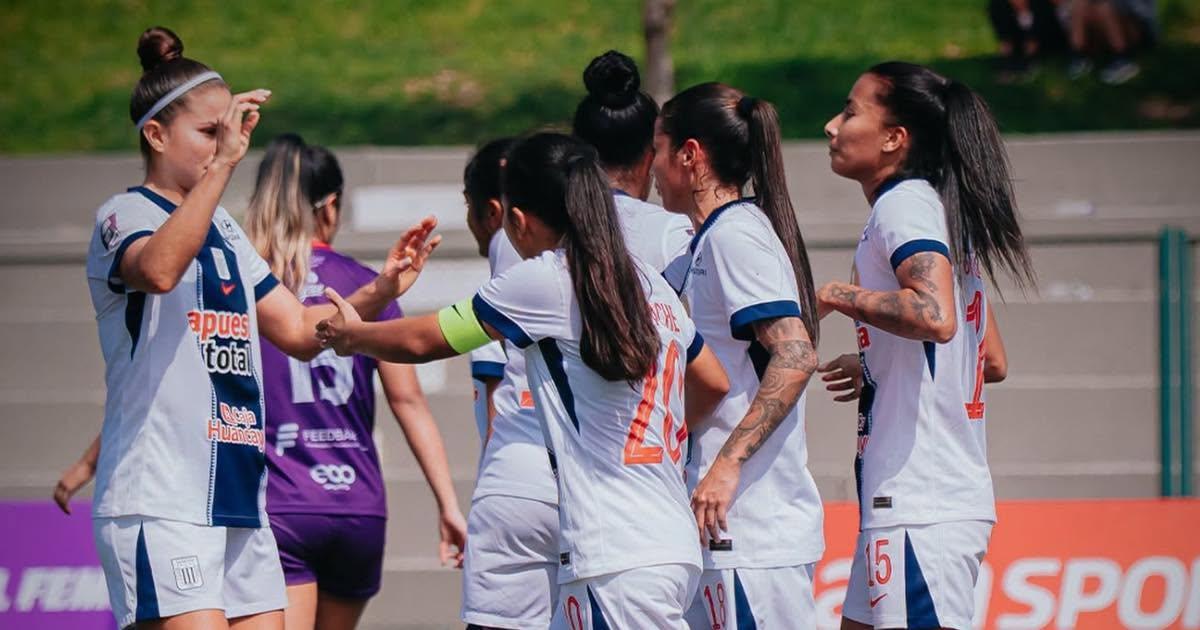 Alianza Lima goleó a FC Killas en su debut en el Torneo Clausura de la Liga Femenina