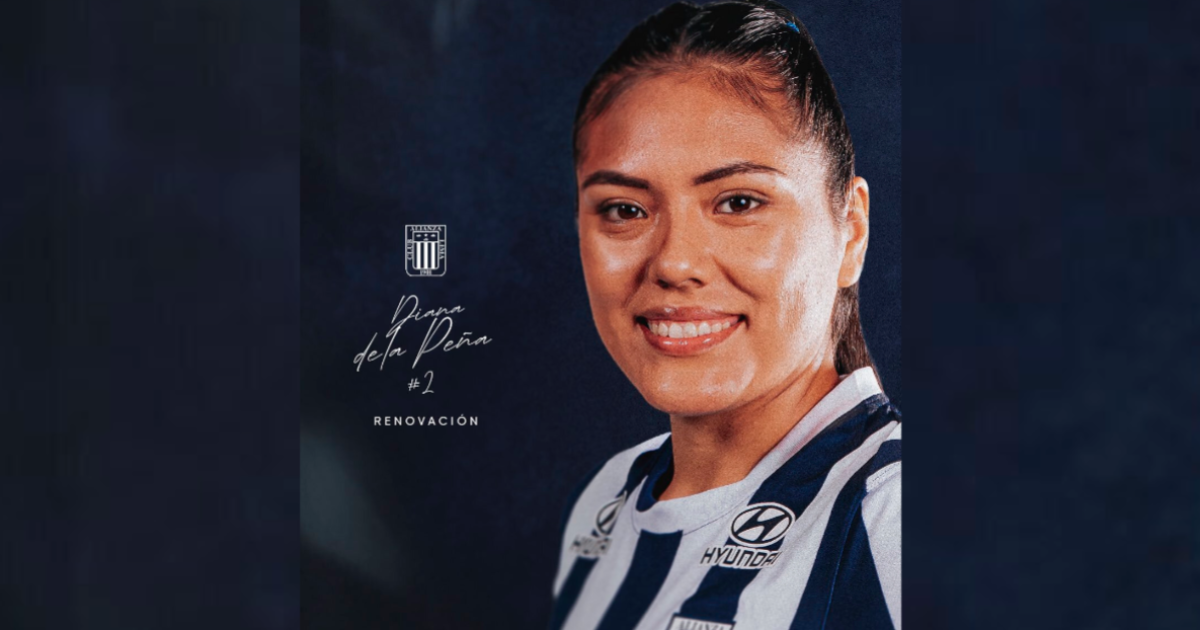 Diana de la Peña renovó con Alianza Lima y seguirá liderando el bloque blanquiazul